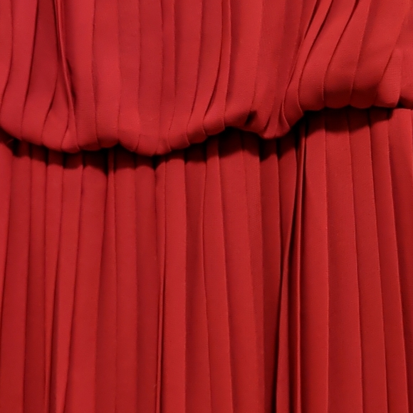 BCBGeneration Red High Low Strapless Dress - Picture 3 of 5